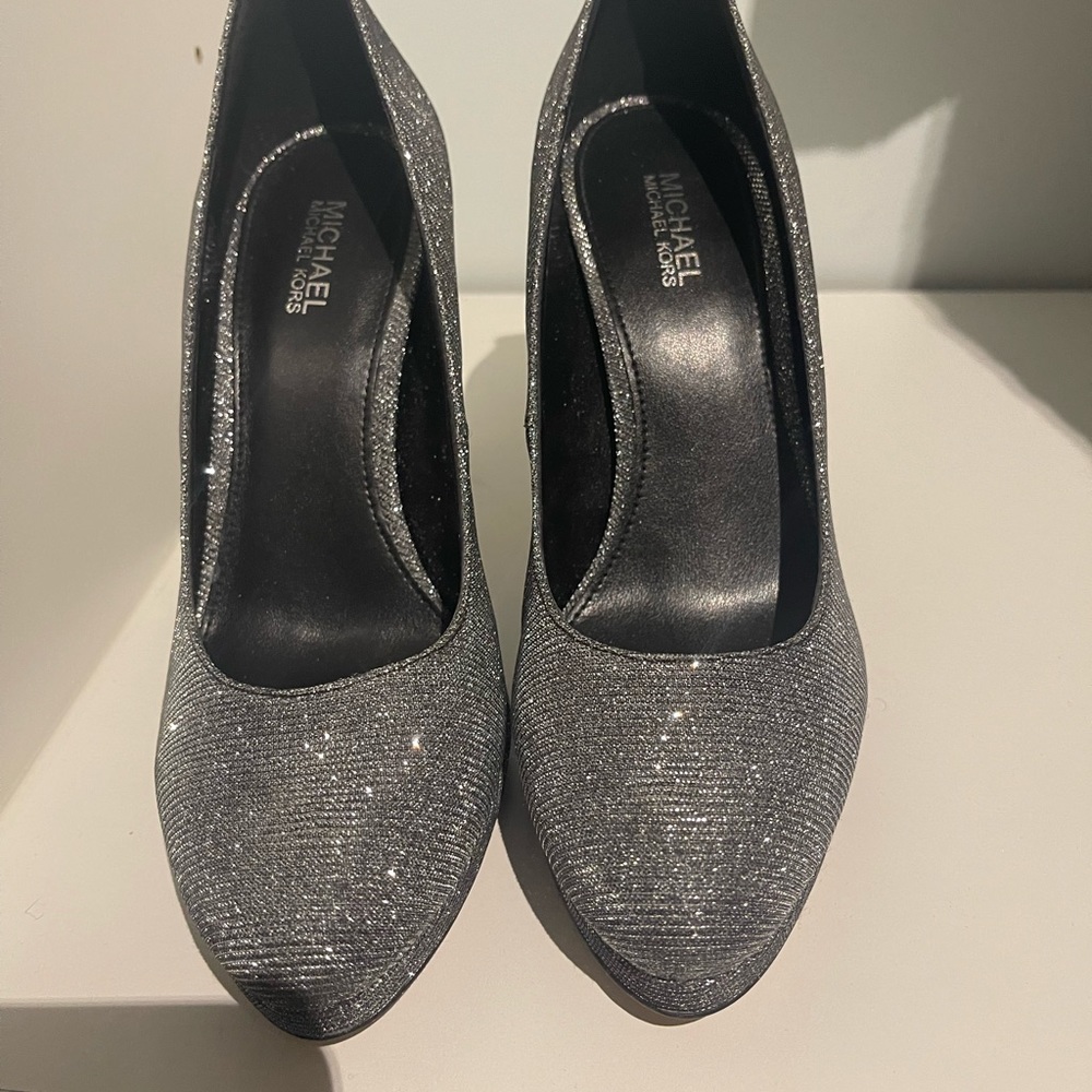 Brand new michael kors glitter heels